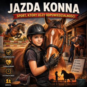nnw dziecka jeżdżącego konno